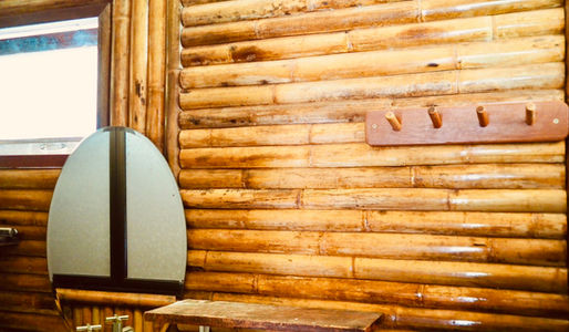 Family floating room at Praiwan Raft House with private veranda and lake views on Cheow Lan Lake, Khao Sok National Park.