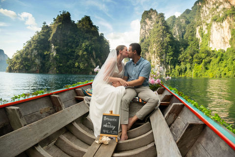 Elopement on Cheow Lan Lake