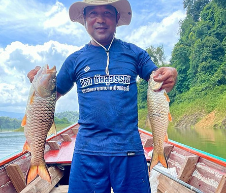 FISHING ON KHAO SOK LAKE