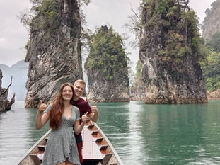 Leonie Sommer, our latest visitor to Khao Sok today.