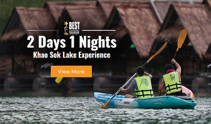 Khao Sok Cheow Lan Lake Floating Bungalows  Tour Packages