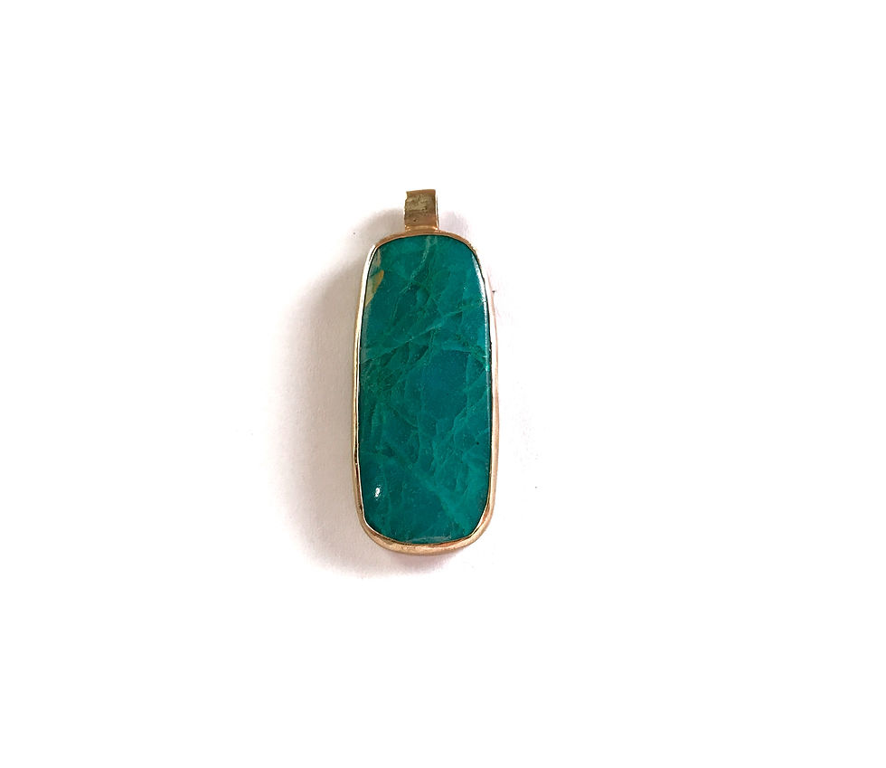 Thumbnail: Chrysophrase Pendant/SOLD