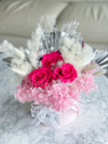 Electric Pink - Preserved Roses