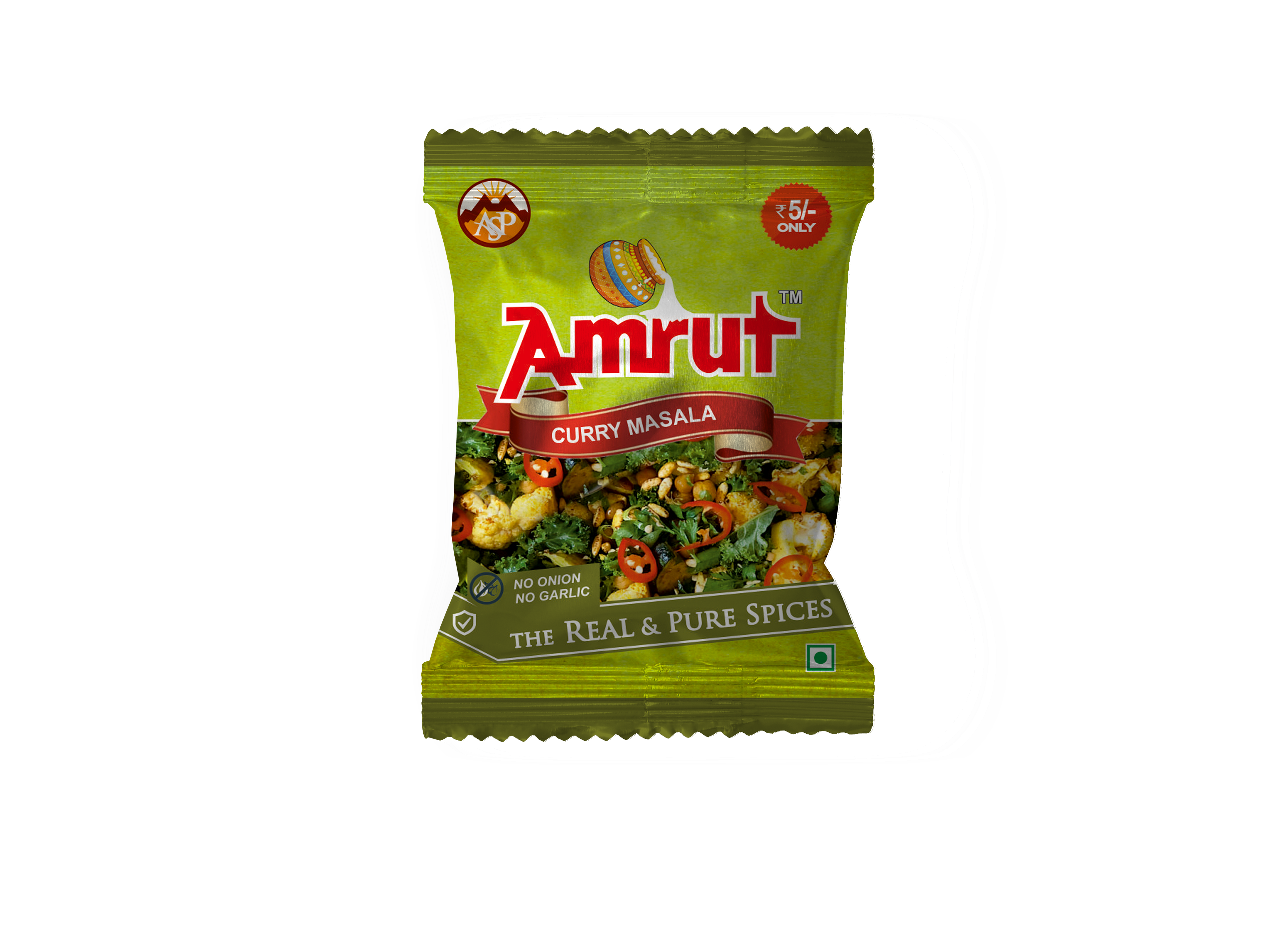 Amrut Curry Masala Rs5/- Pouch (30 Pcs)