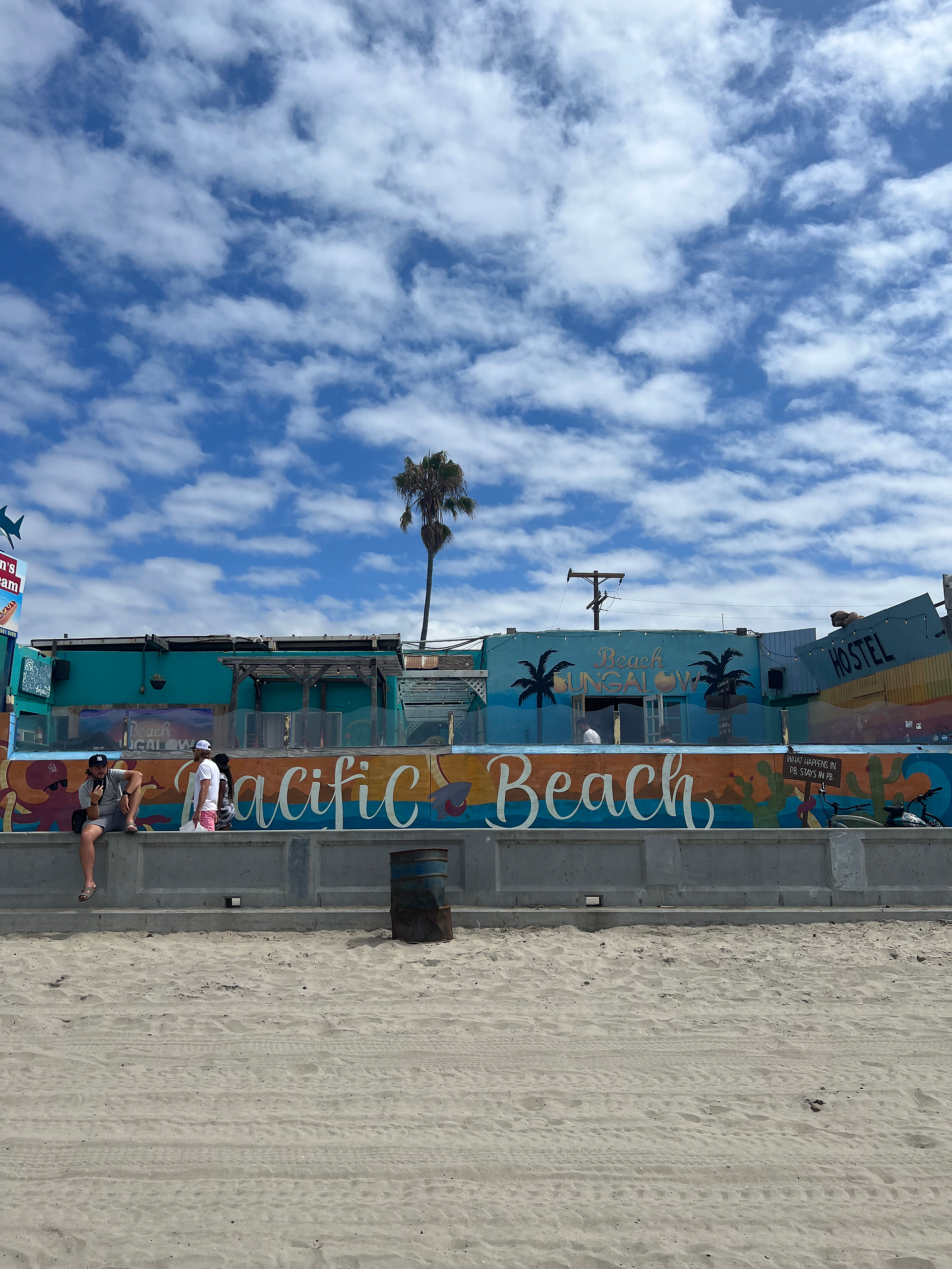 hostel san diego vue de la plage