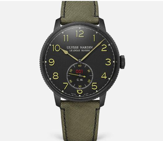 Ulysse Nardin Marine Torpilleur Military 44 mm Limited Edition Replica Watch Price 1183-320LE/BLACK content media