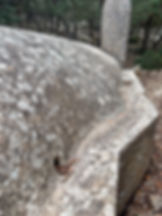 Close-up of a traditional water cistern on Mallorca’s GR221