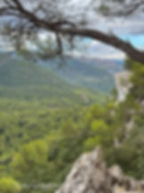 A GR221 viewpoint above Valldemossa offers wide views of Mallorca’s Tramuntana – a perfect pause on an on-foot holiday