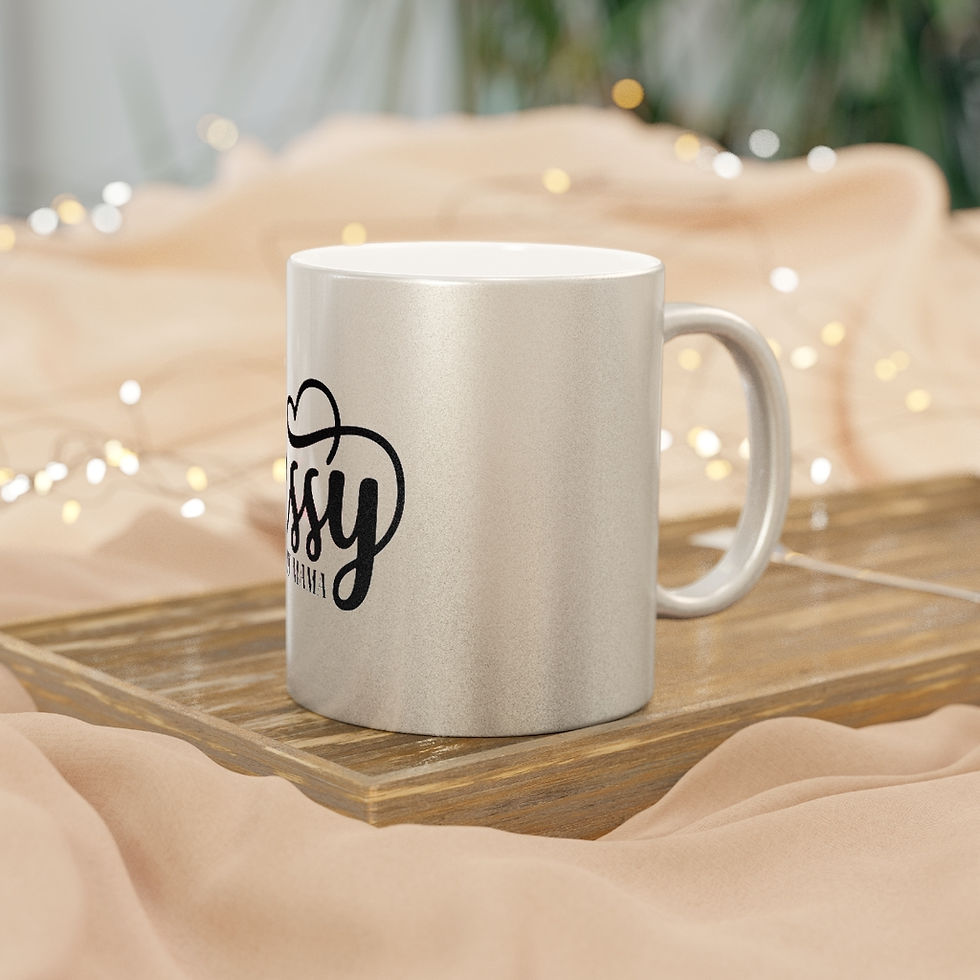 Thumbnail: Metallic Mug (Silver / Gold)
