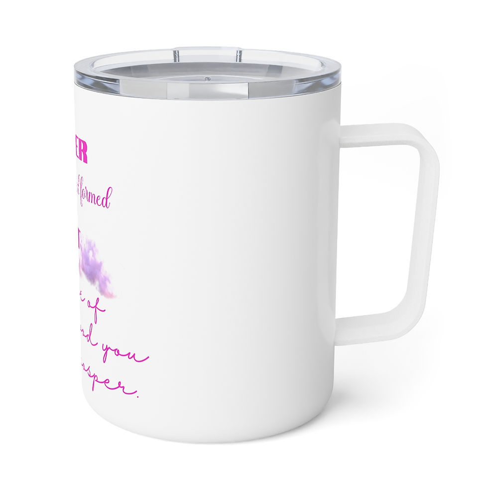 Thumbnail: CANCER YOU WERE FORMED Insulated Coffee Mug, 10oz 