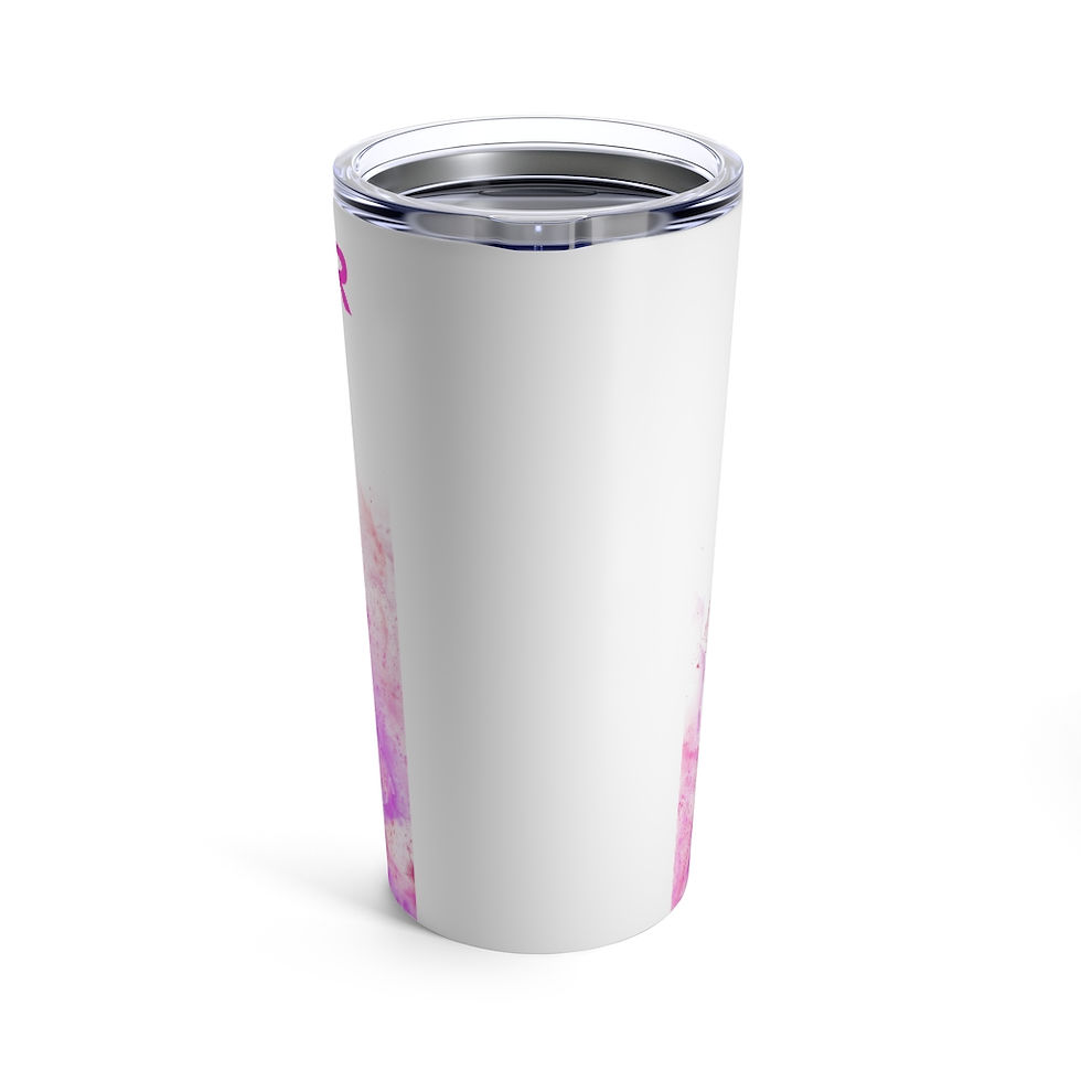 Thumbnail: CANCER NOT WELCOMED HERE Tumbler 20oz