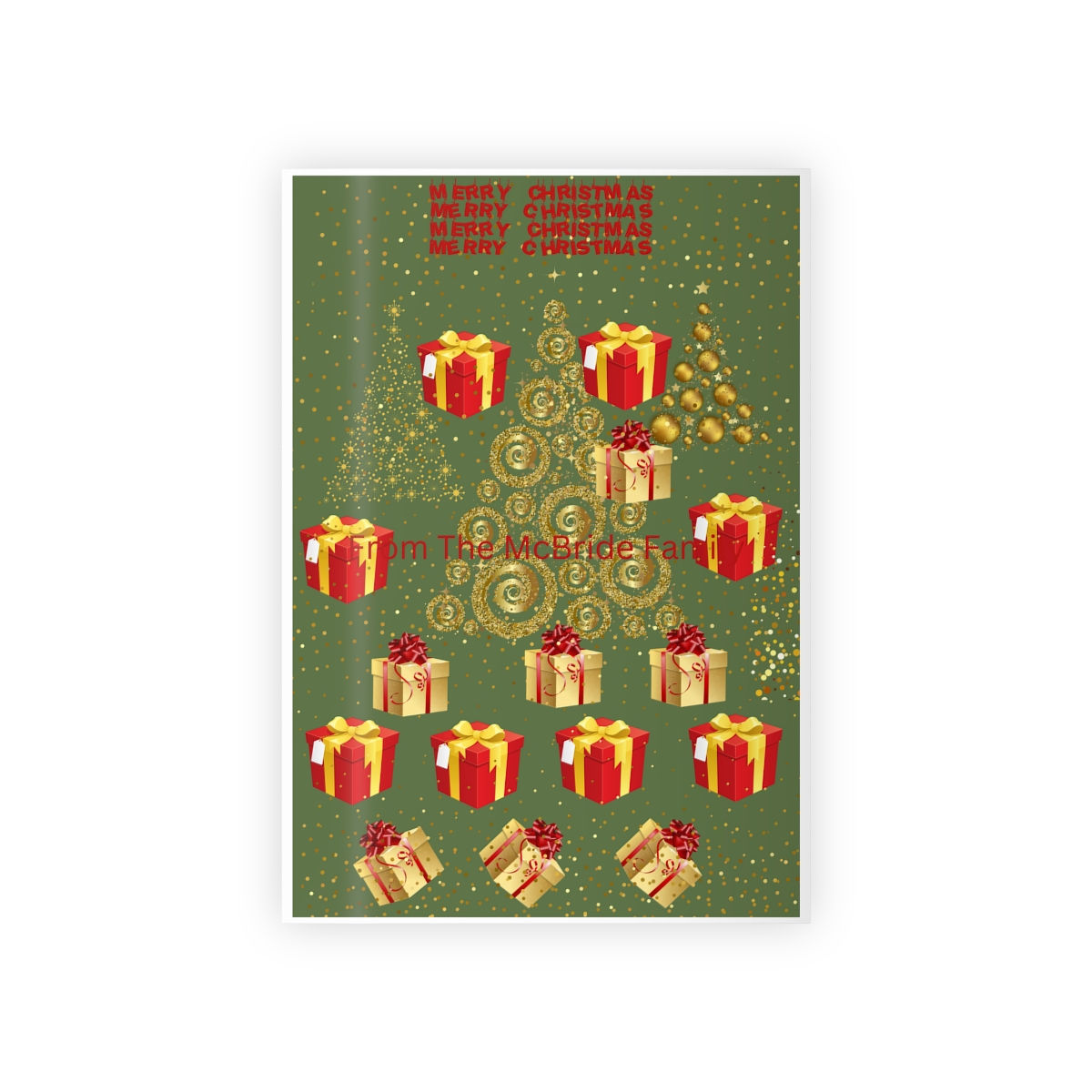 Christmas Gift Wrapping Paper Rolls, 1pc