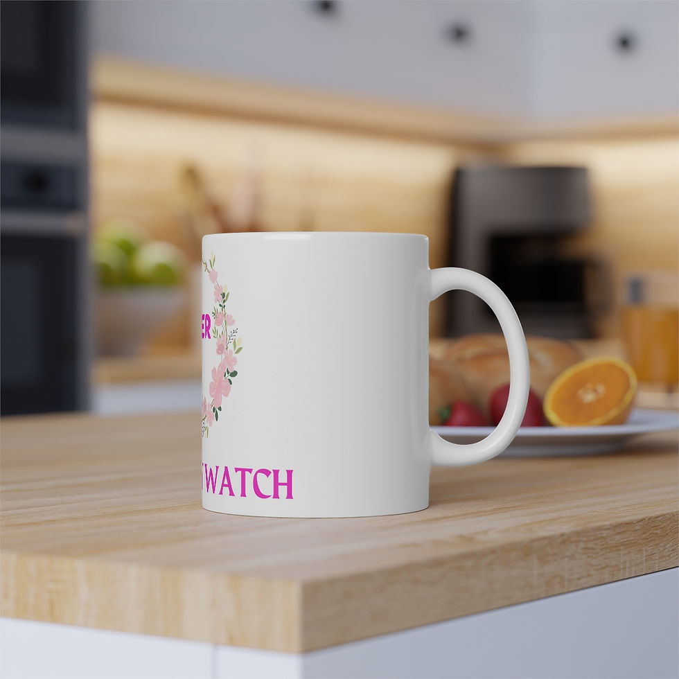 Thumbnail: CANCER NOT ON MY WATCH White Mug, 11oz