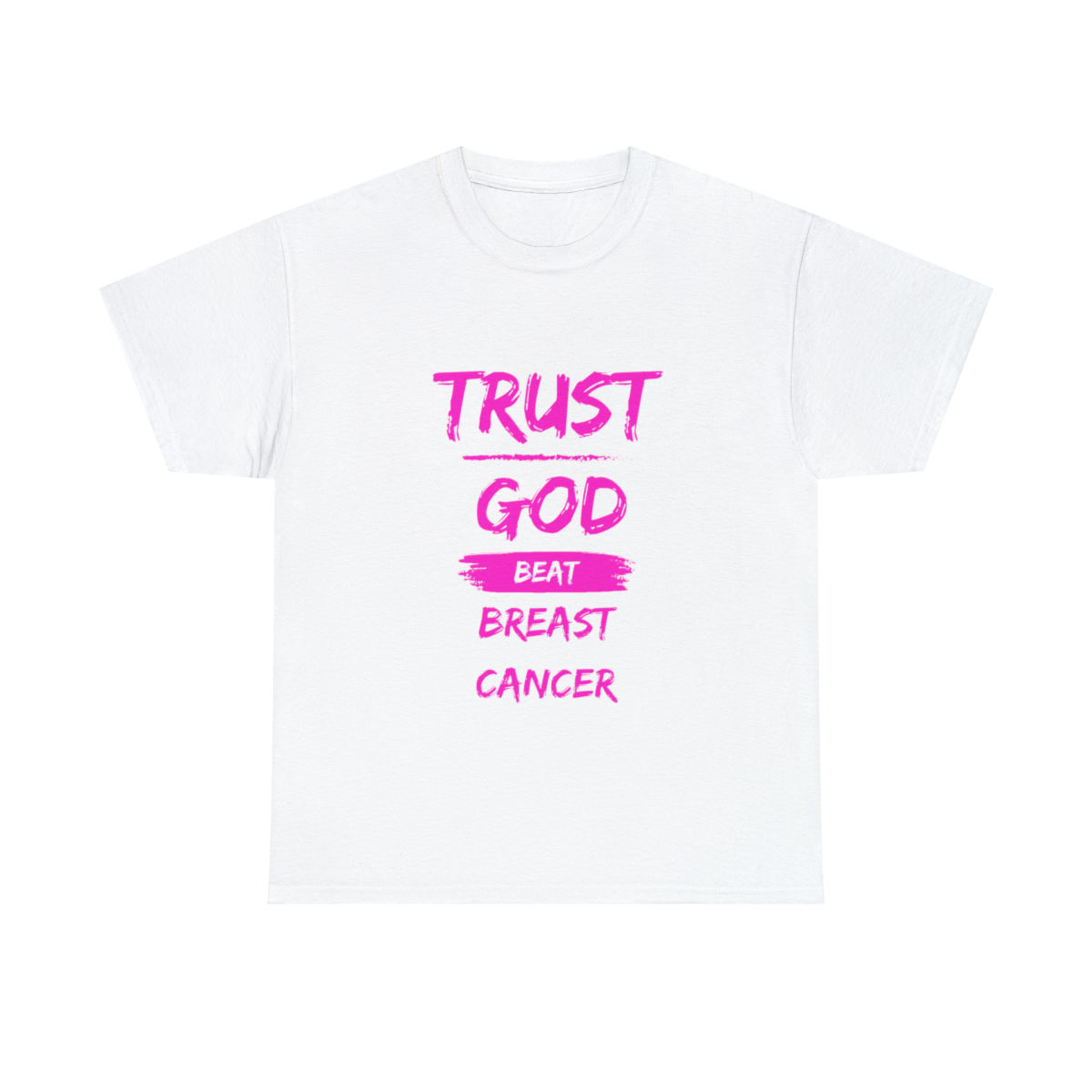 Trust God Cancer Unisex Heavy Cotton Tee