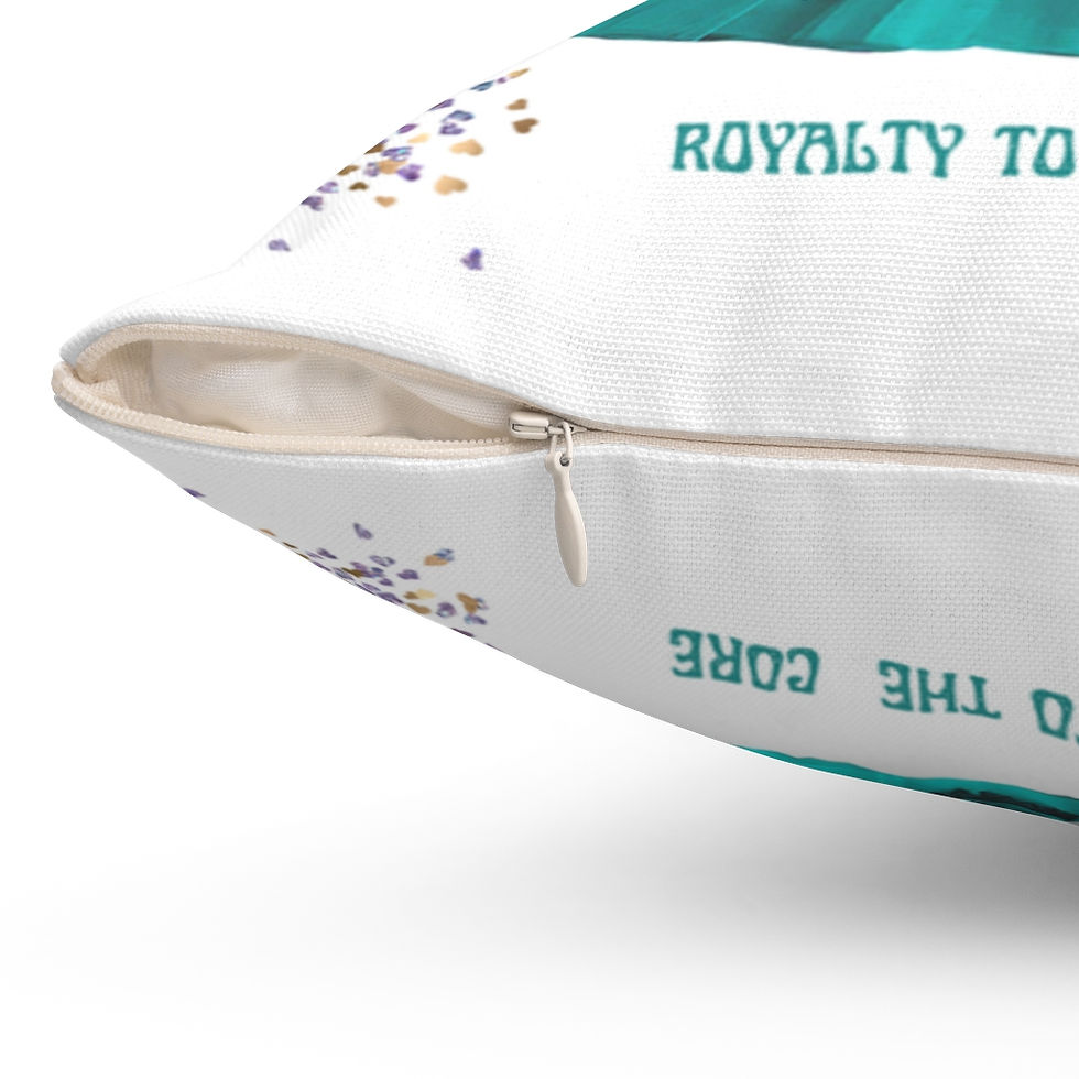 Thumbnail: Royalty to the Core Spun Polyester Square Pillow