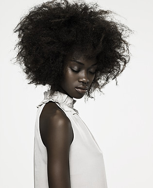 modèle de cheveux