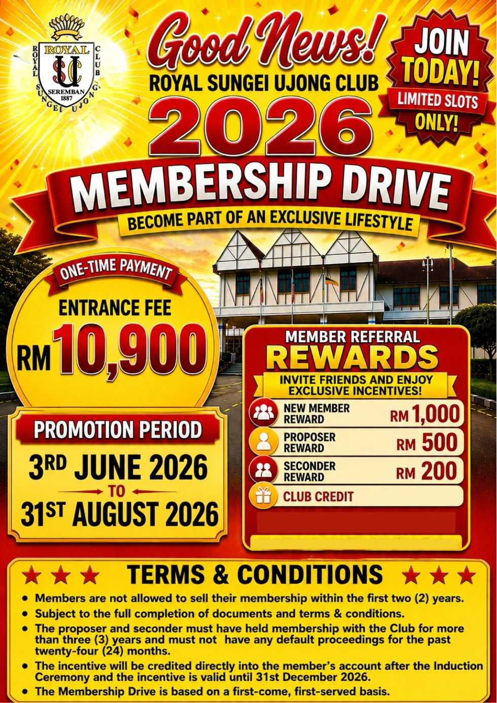 GOOD NEWS! RSUC 2026 MEMBERSHIP DRIVE