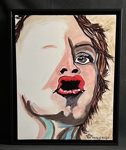 Abstract Mick Jagger