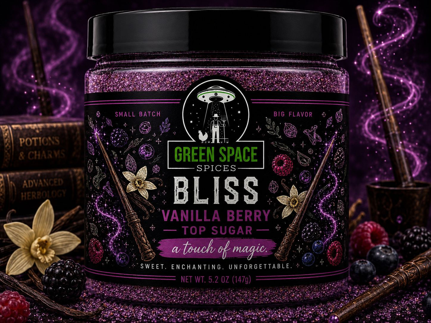 Bliss Vanilla Berry Top Sugar