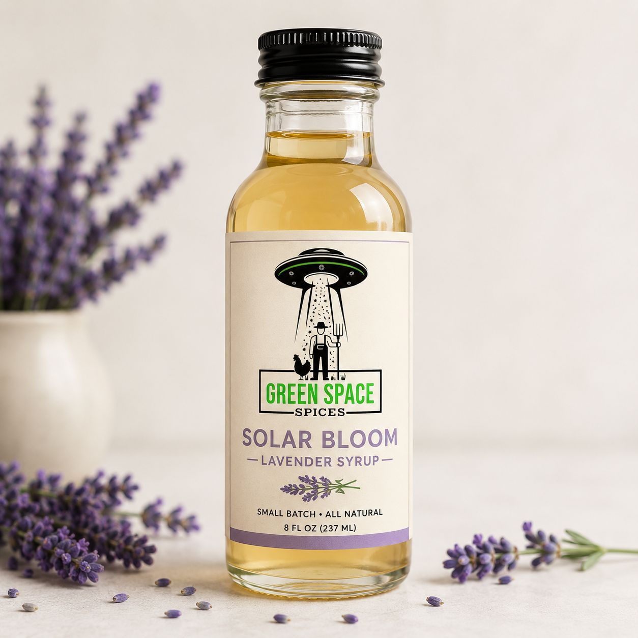 Solar Bloom Lavender Syrup