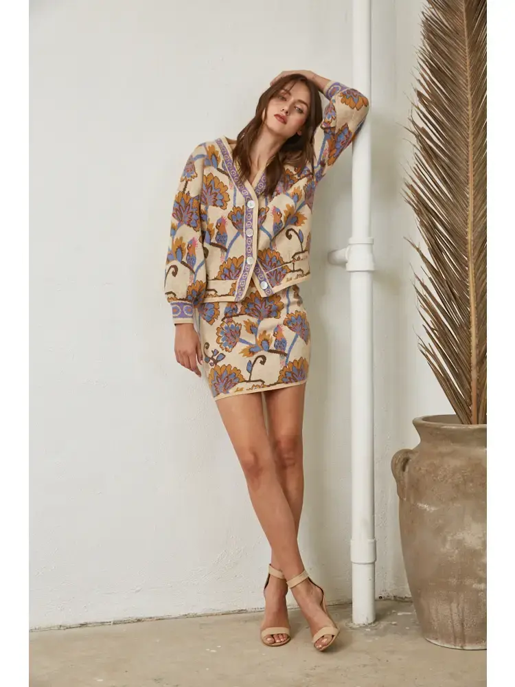 JACQUARD KNIT SET