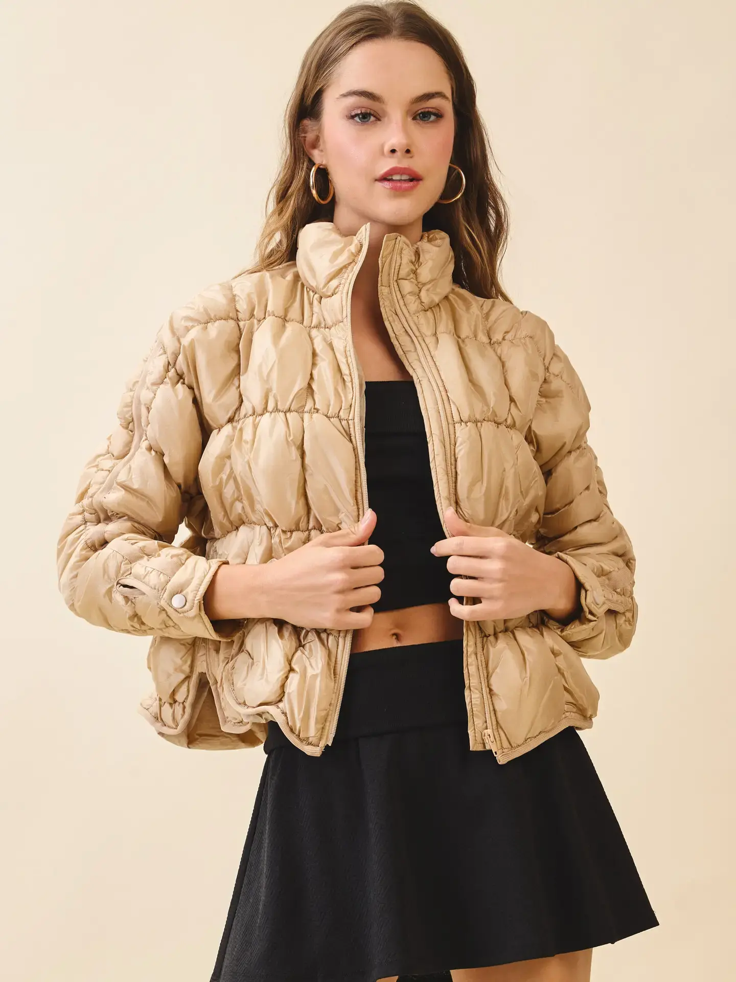QUILTED PUFFER JACKET