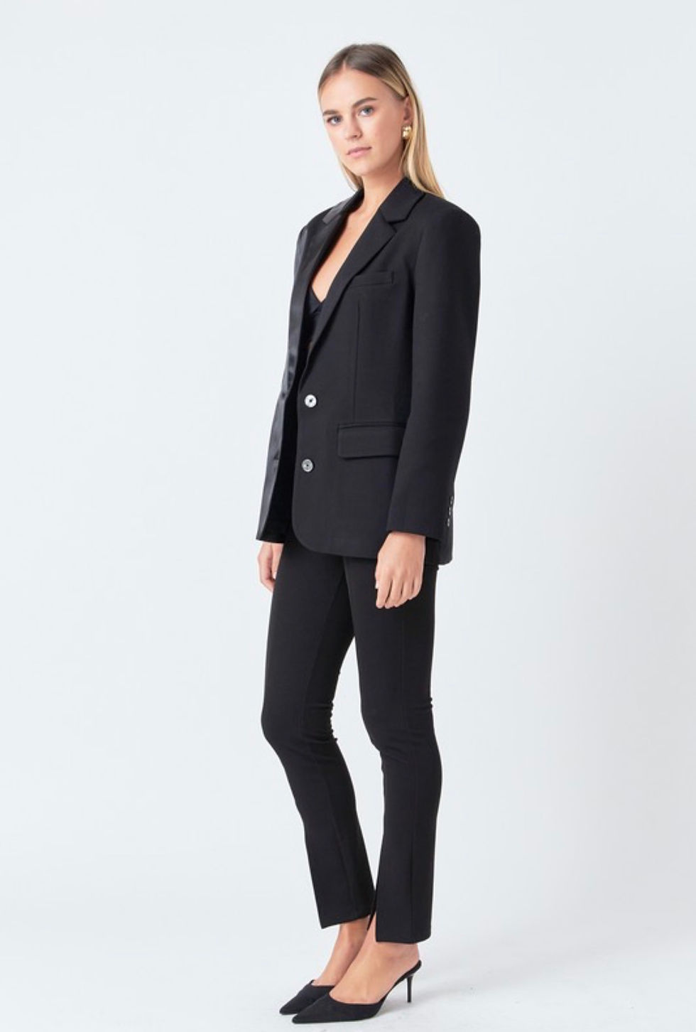 Thumbnail: SATIN SUIT BLAZER