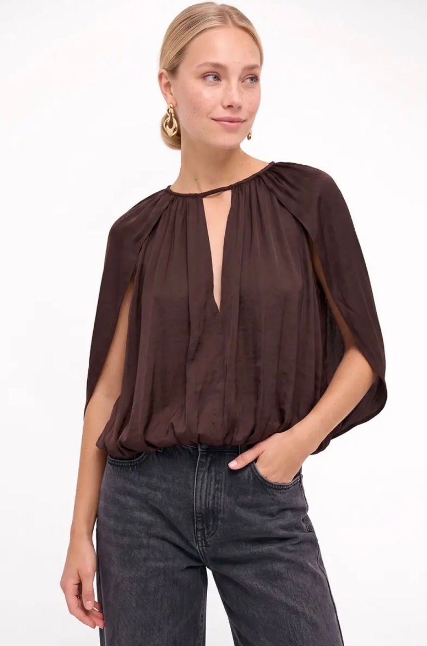 Miniatura: Silky Cape Blouse