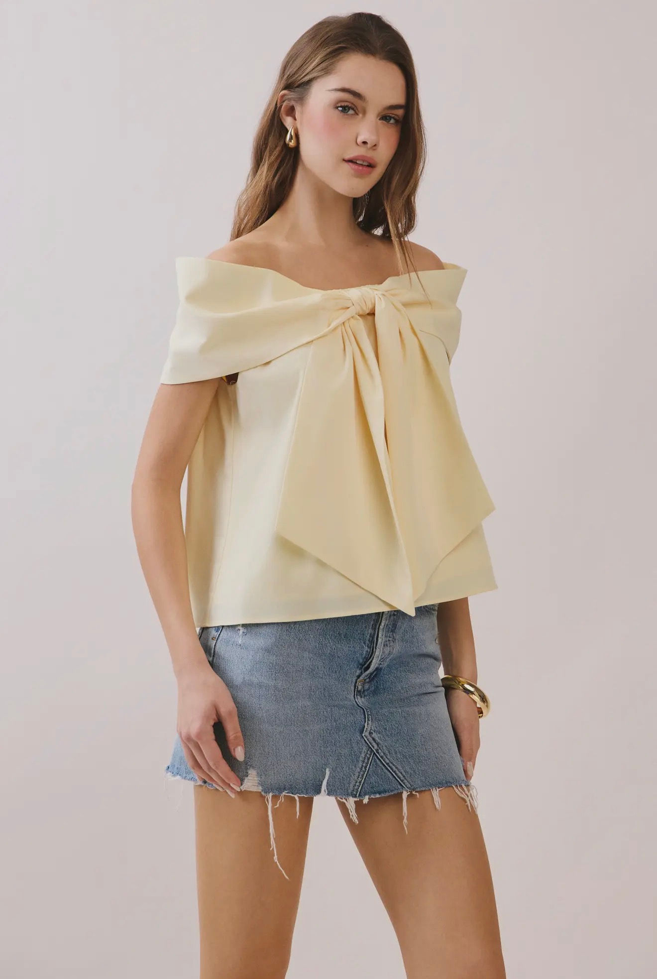 MARIANA BOW BLOUSE