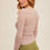 Thumbnail: SQUARE NECK OPEN WORK KNIT SWEATER