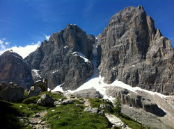 cima tosa and Crozzon di Brenta