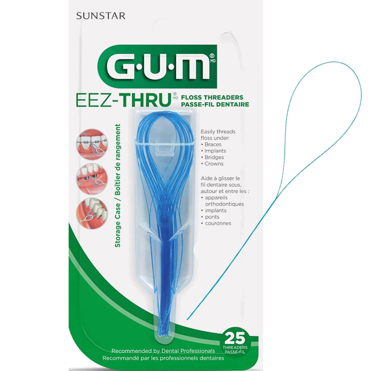 GUM Eez-Thru Zahnseiden Einfädler