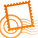 Stamp orange