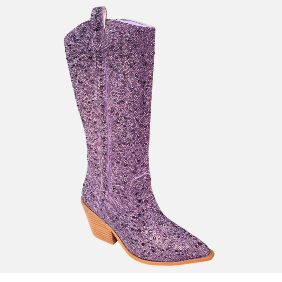 Glitzy Lavender Rhinestone