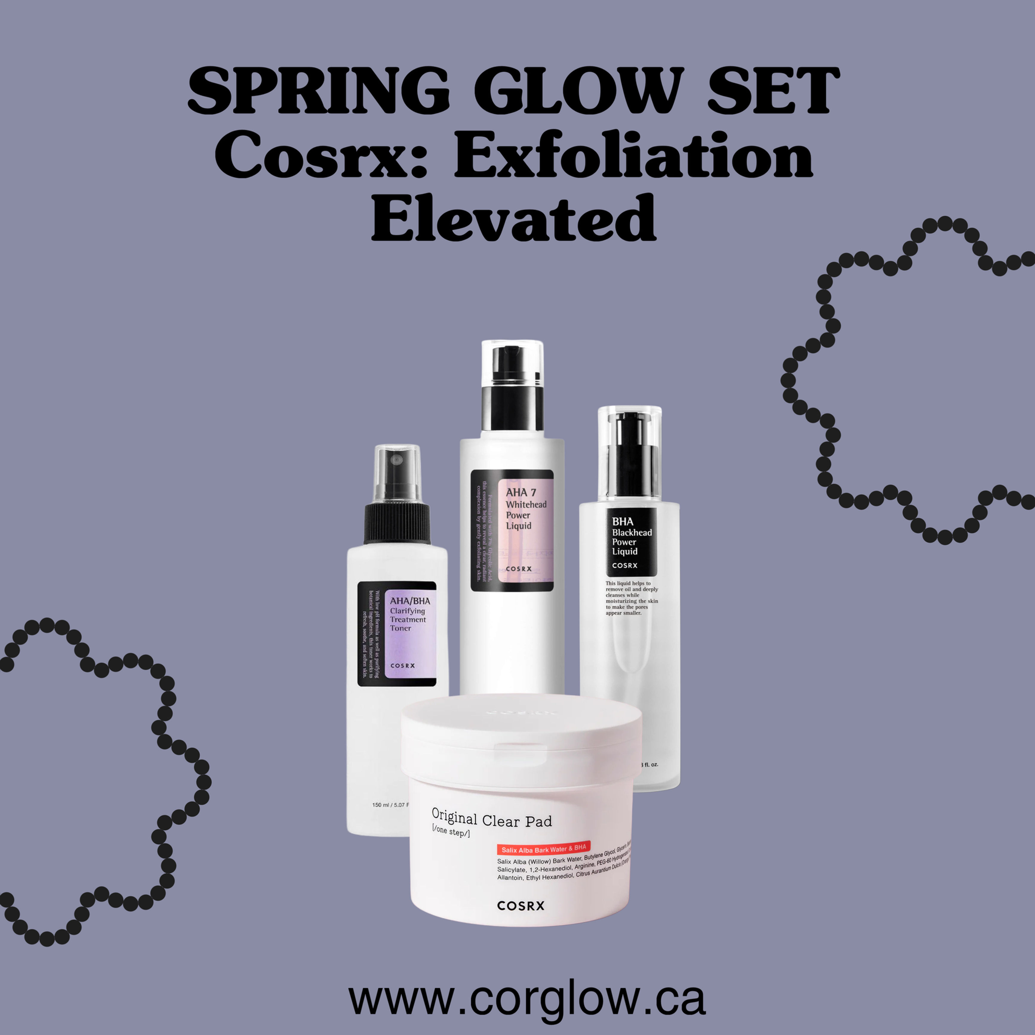 Spring Glow Set: COSRX Exfoliation Elevated