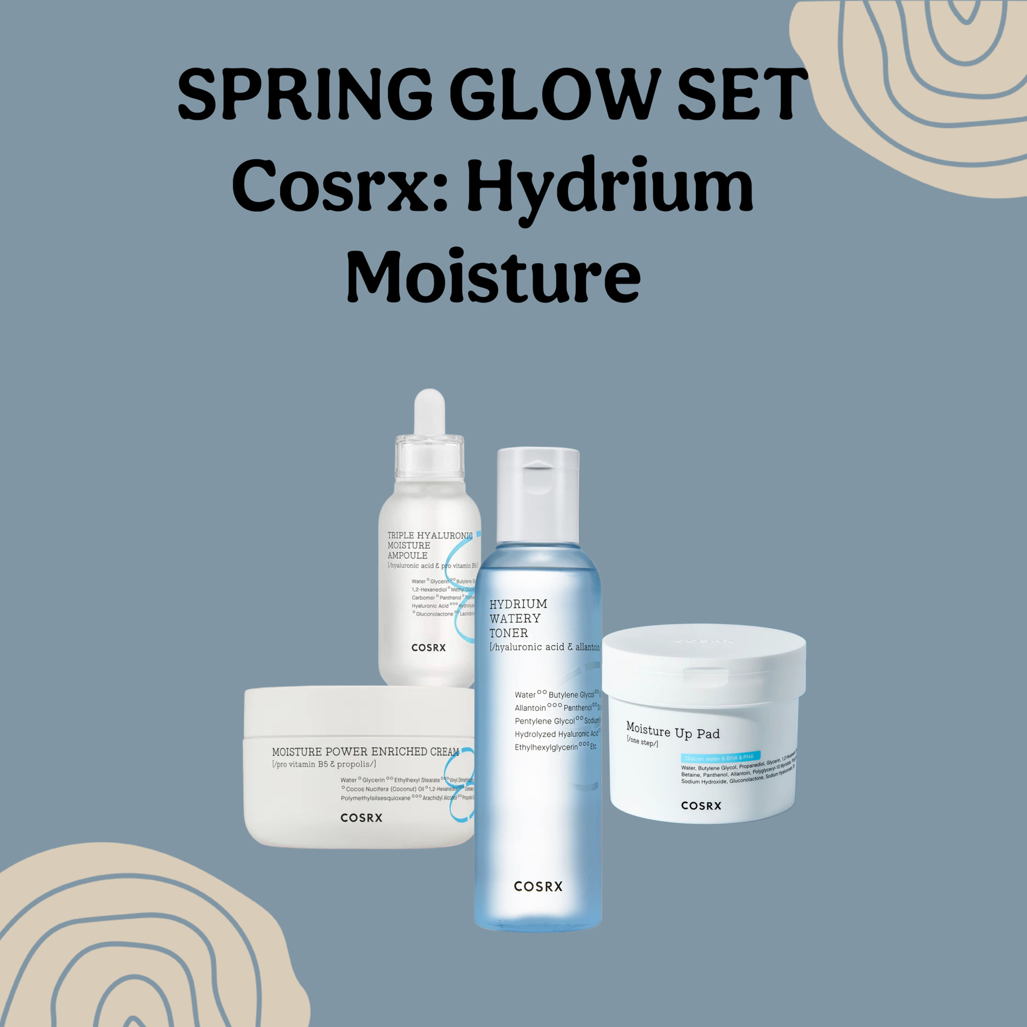Spring Glow Set: COSRX Hydrium Moisture