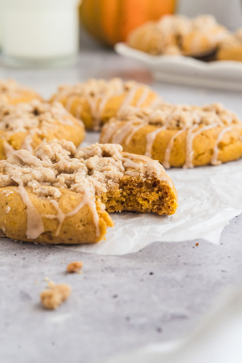 Thumbnail: Pumpkin Coffee Cake Cookies 