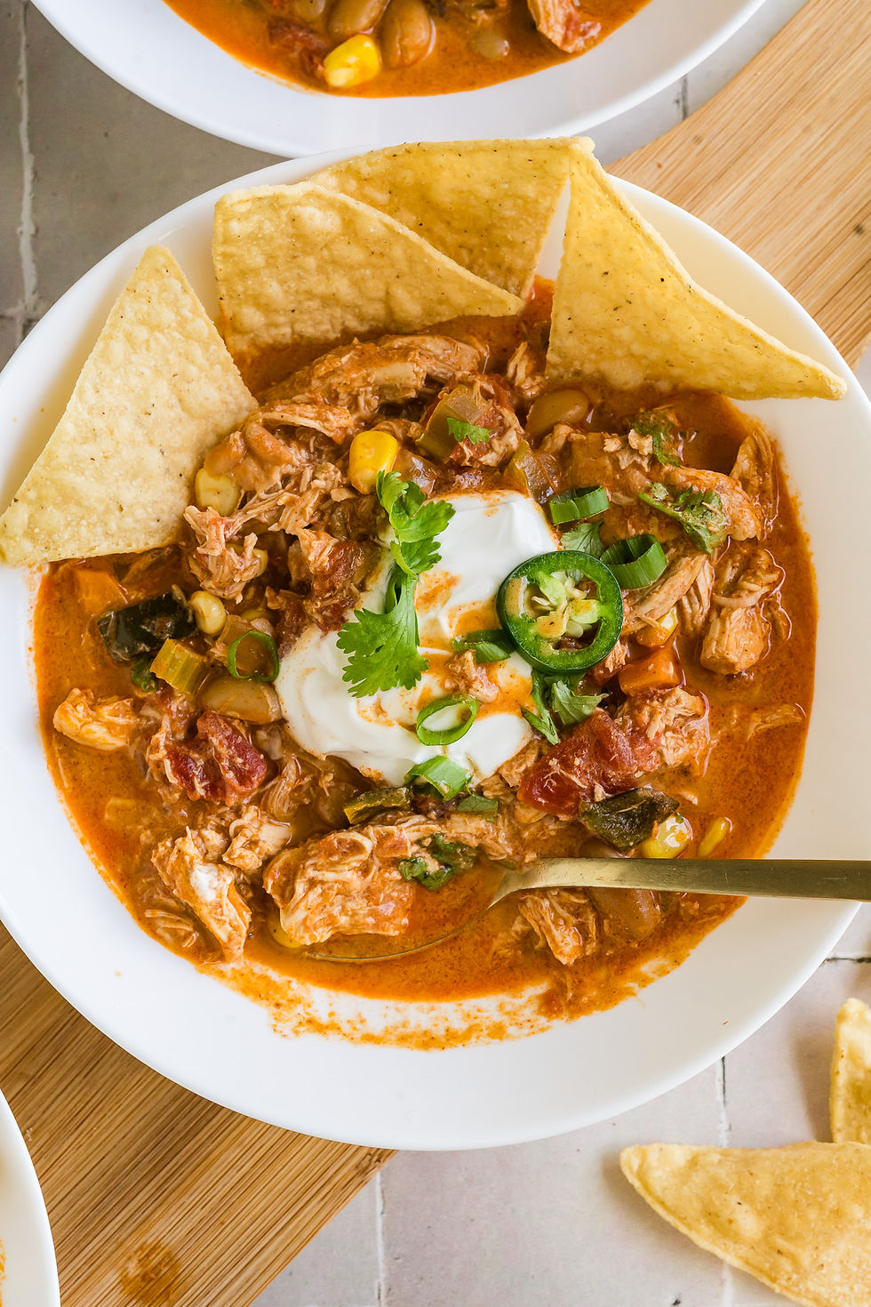 Thumbnail: Crockpot Buffalo Chicken Chili 