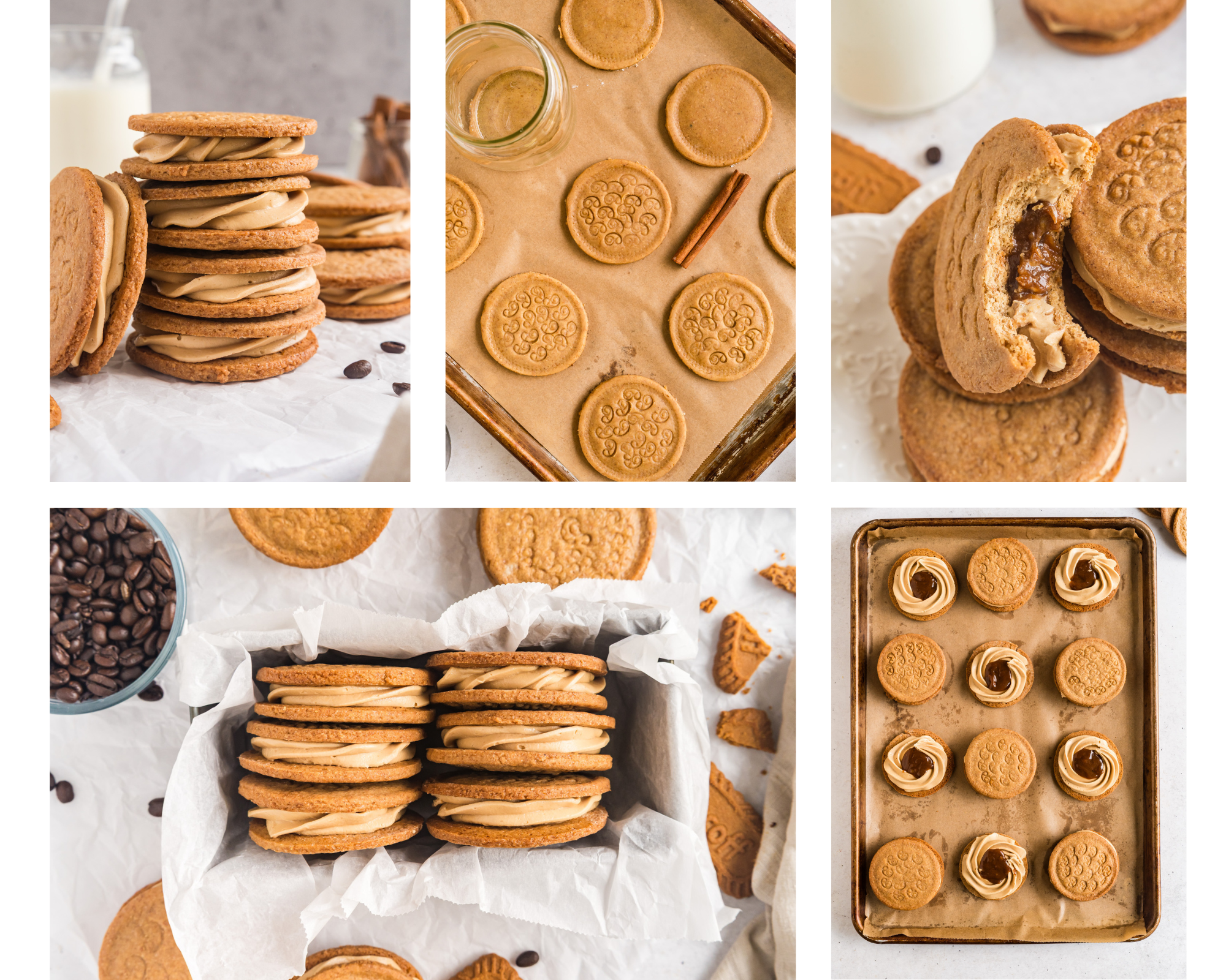Cookie butter Latte sandwich cookies 