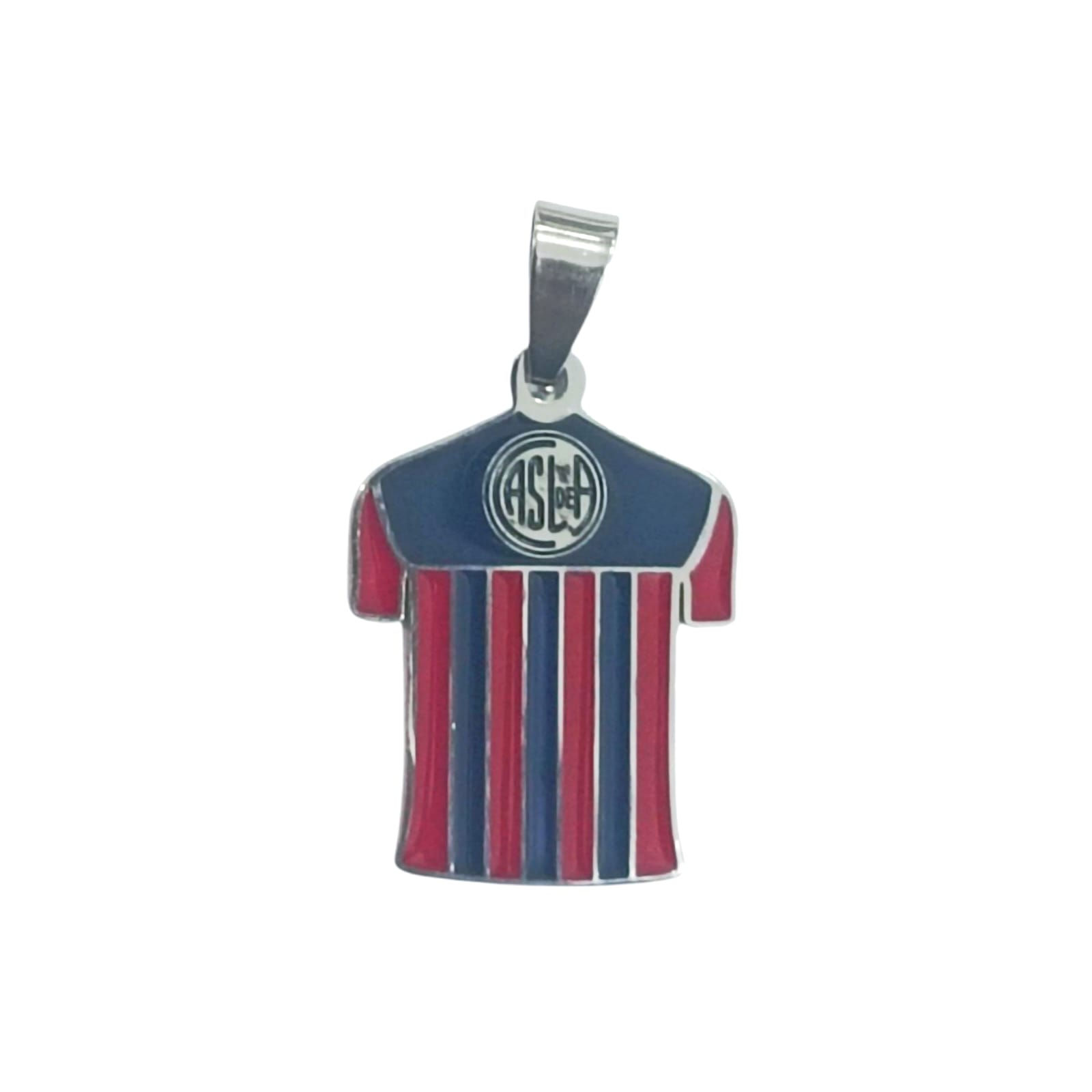 DIJE SAN LORENZO CAMISETA EN ACERO QUIRURGICO PINTADO