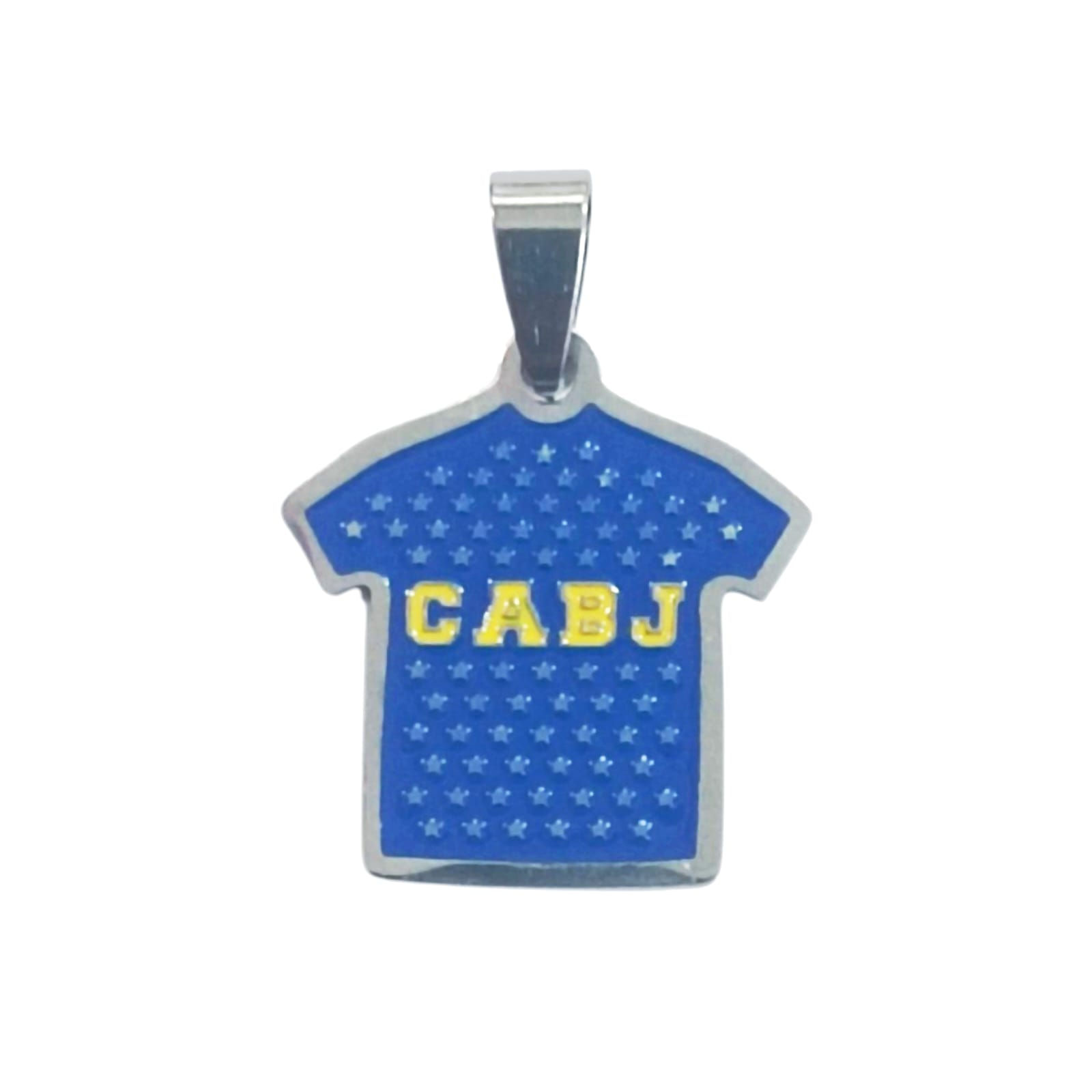 DIJE BOCA CAMISETA EN ACERO QUIRURGICO PINTADO