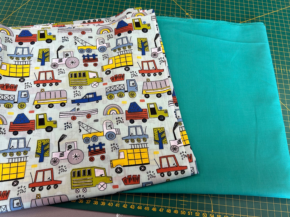Thumbnail: 2015FP Construction Fun Polycotton fabric Pack