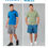Thumbnail: 4258 Mens T Shirt & Shorts Pattern
