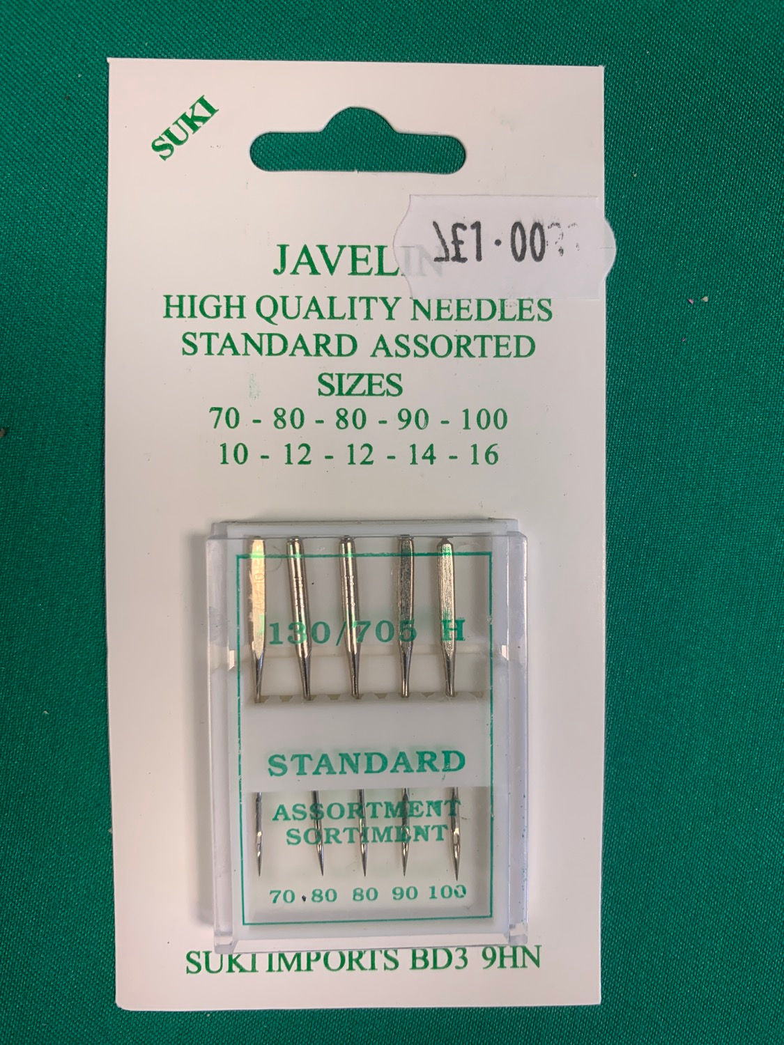 1353 Standard Assorted Machine Needles
