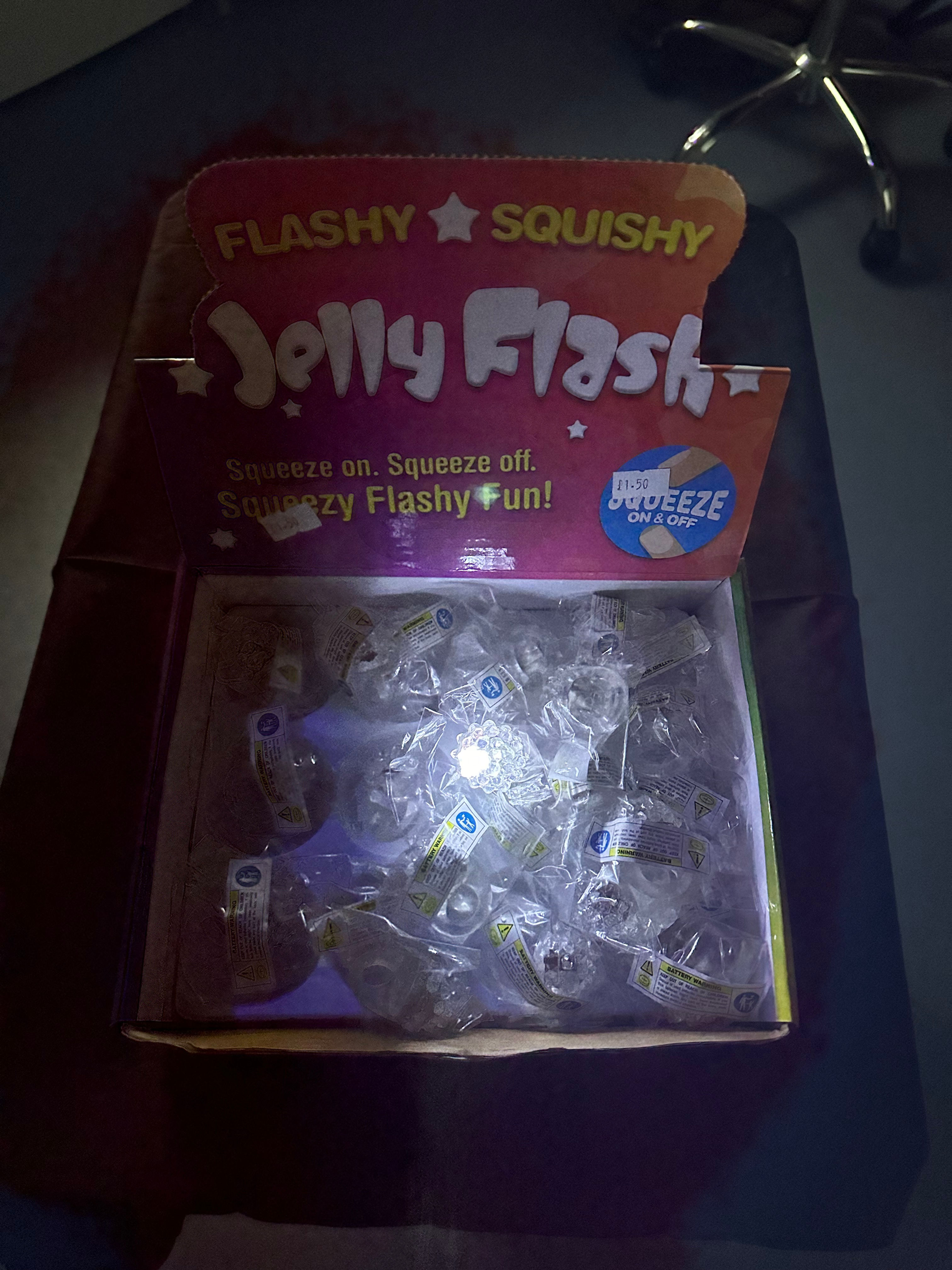 2257 LED Light Up Flashing Gel Ring