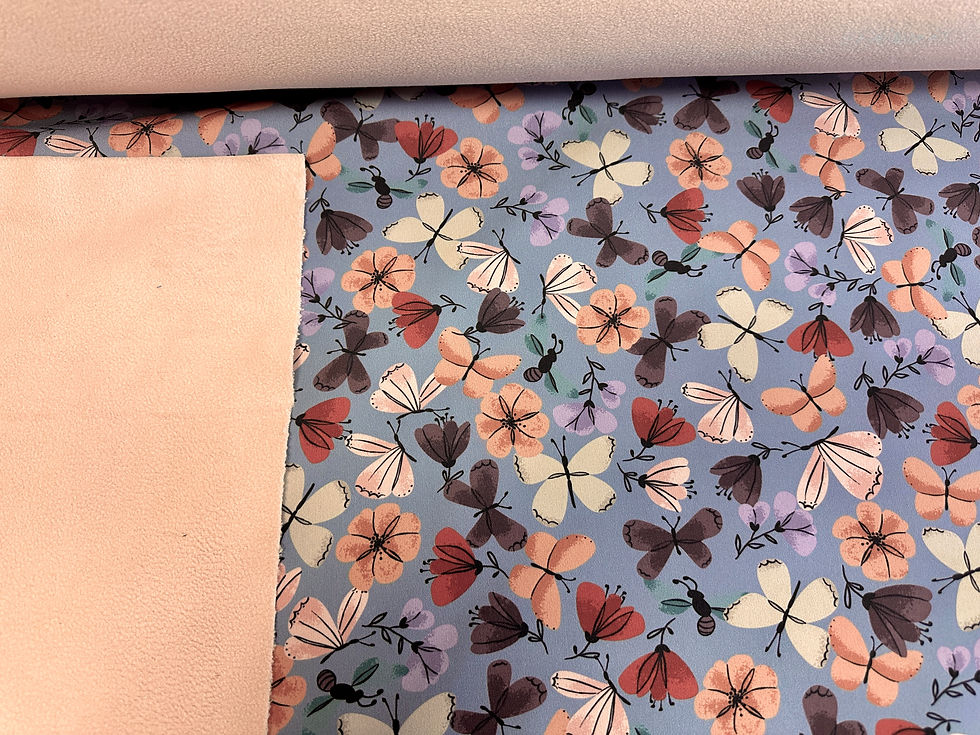 2316 Butterfly Soft Shell - Blue/Pink