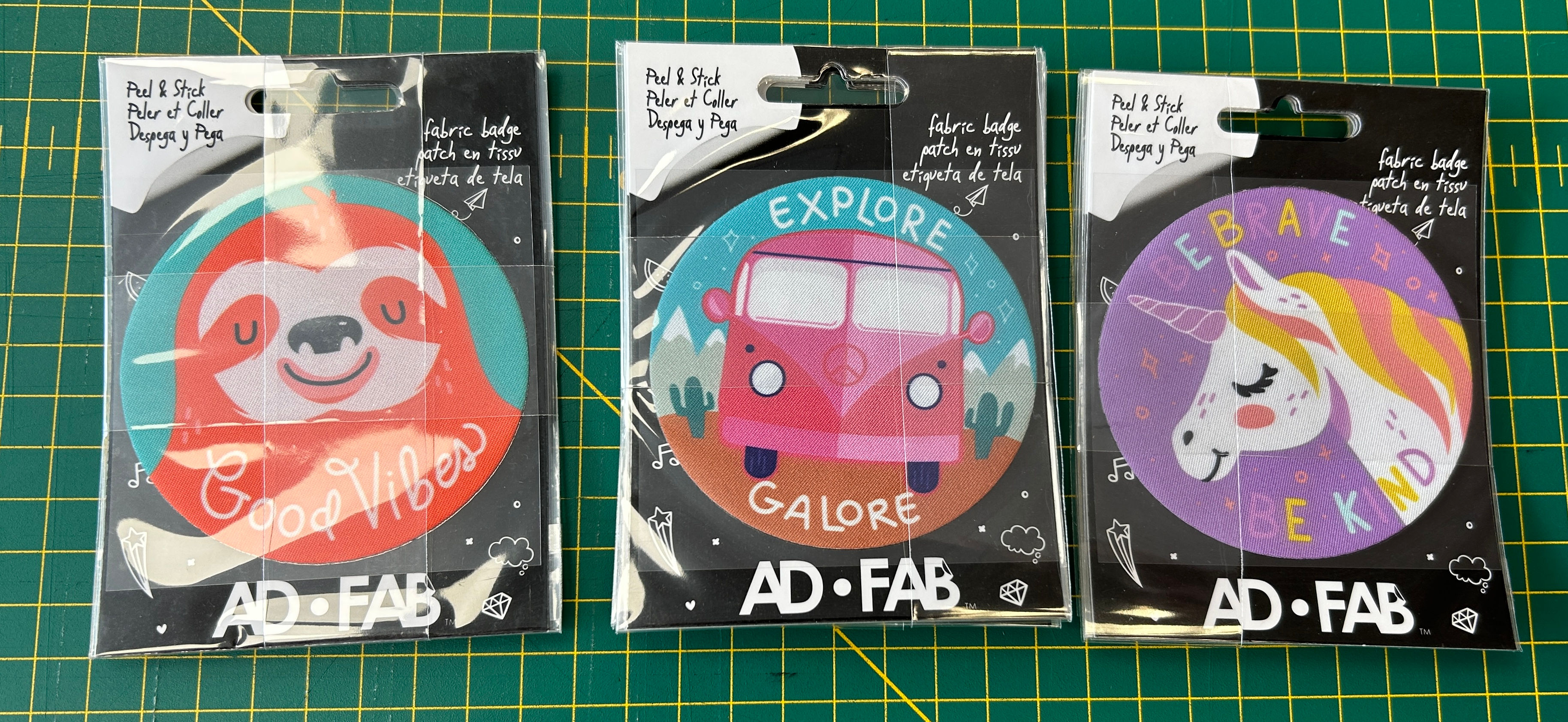 2245 - Popular Designs Adhesive Fabric Patches