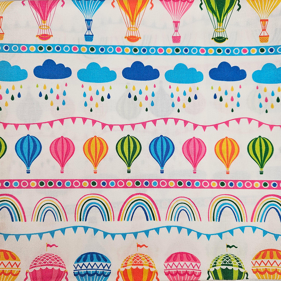 2582 - Hot Air Balloons – Cotton Print by Stuart Hillard