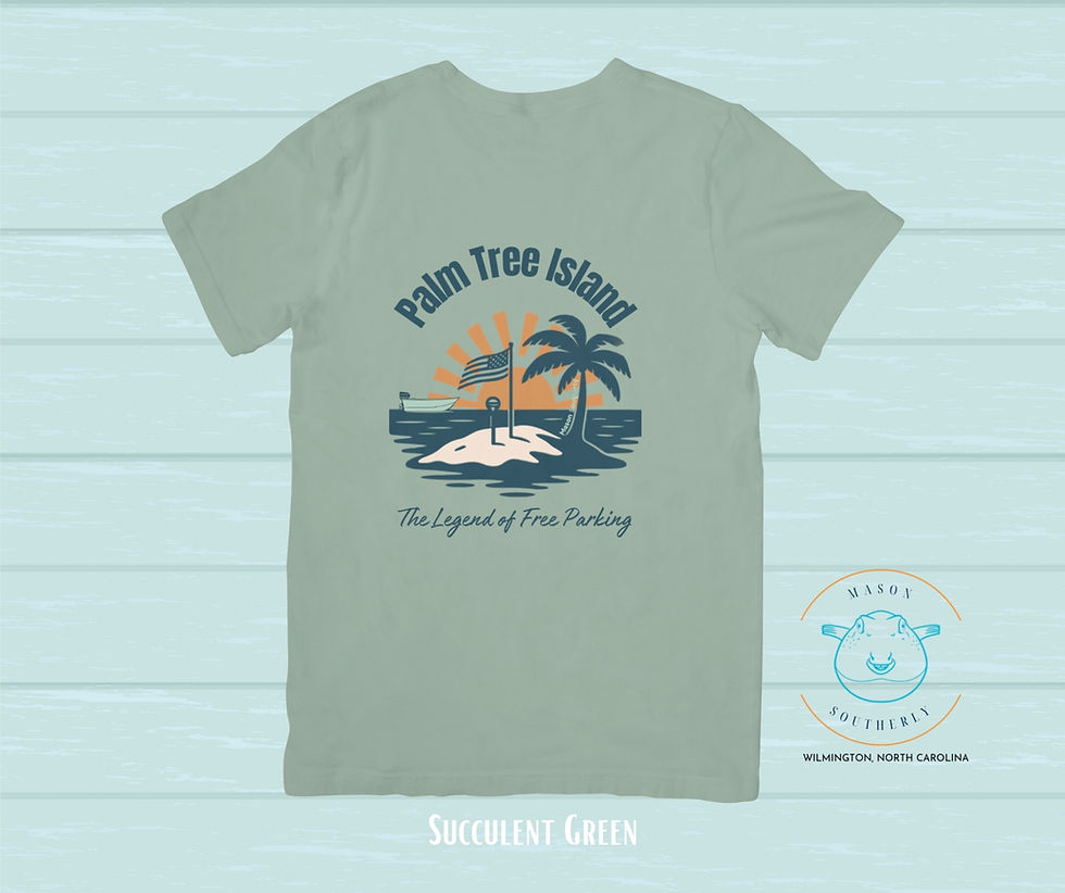 Thumbnail: Palm Tree Island Cotton Tee