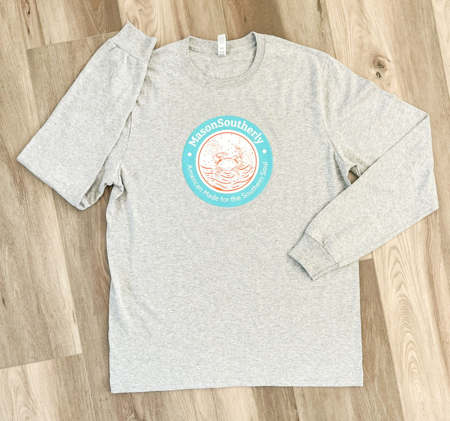 AMSS Pages Creek Blue Crab Long Sleeve Tee